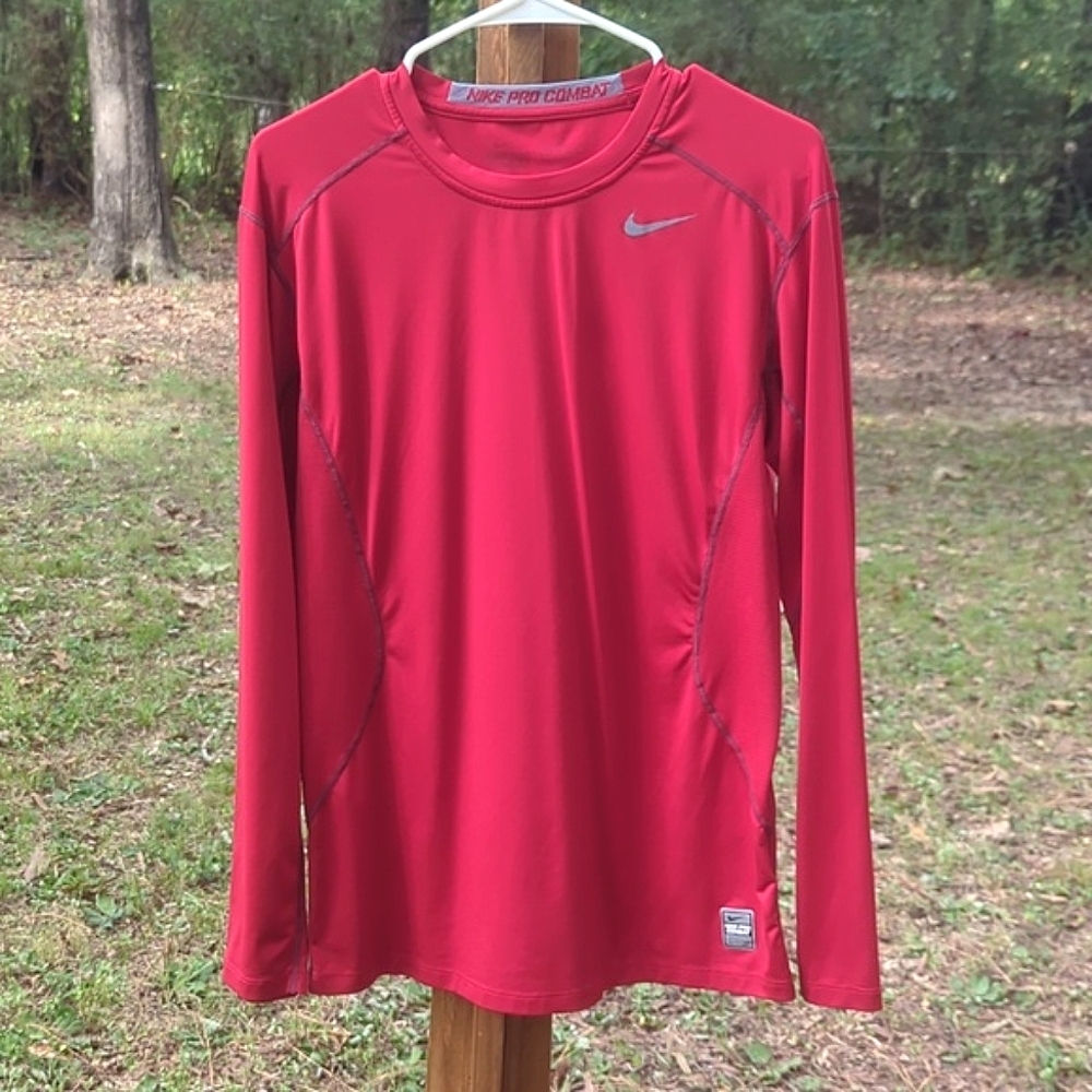 Nike Pro Combat Stretchy Top - Picture 1 of 5